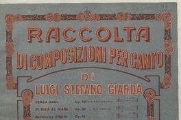 Bacio morto para piano [música] : versi di Ada Negri ; Luigi Stefano Giarda.