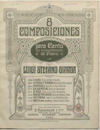Murmullos [para canto con acompañamiento de piano] [música] : poesía de Gustavo A. Becquer ; Luigi Stefano Giarda.