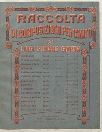 Serenatai [para canto con acompañamiento de piano] [música] : parole [y música] di Luigi Stefano Giarda.