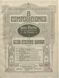 Suspiros y miradas [para canto con acompañamiento de piano] [música] : poesía de E. de la Barra Lastarria ; Luigi Stefano Giarda.
