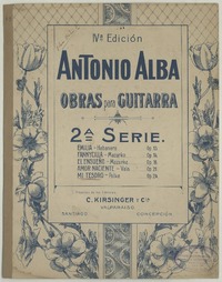 Mi tesoro polka [para] guitarra [música] : Antonio Alba.