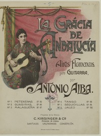 Jaleo para guitarra [música] : Antonio Alba.