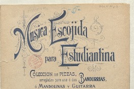 Serénade valse espagnol ; arreglada para una o dos bandurrias o mandolinas y guitarra [música] : por O. Métra ; arreglada para estudintina por Antonio Alba.