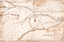 Diseño del proyecto de la asequia que pueda dar agua a la nueba villa de San Carlos ...sacandola del río Ñuble, 1802.