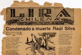 Condenado a muerte Raúl Silva.
