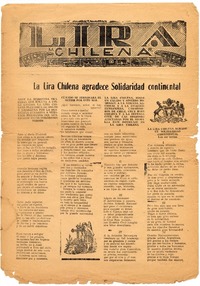 La Lira chilena agradece solidaridad continental.