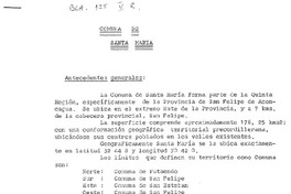Comuna de Santa María  [manuscrito].