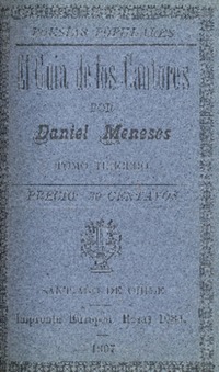 El guía de los cantores : poesías populares : tomo tercero por Daniel Meneses.