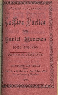 La lira poética : poesías populares : tomo segundo por Daniel Meneses.
