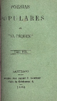 Poesías populares : tomo VII de "El Pequén".