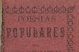 Poesías populares por Justo Pastor Robles.