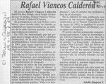 Rafael Viancos Calderón  [artículo] Adolfo Simpson T.