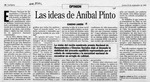 Las ideas de Aníbal Pinto  [artículo] Eugenio Lahera.