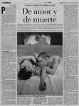 De amor y de muerte  [artículo] Rocío Lineros.