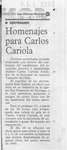 Homenajes para Carlos Cariola
