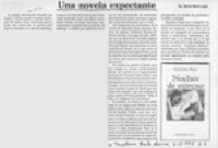 Una novela expectante  [artículo] Marino Muñoz Lagos.