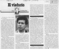 El viaducto  [artículo] Rodrigo Pinto.
