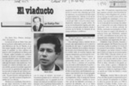El viaducto  [artículo] Rodrigo Pinto.