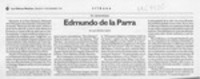 Edmundo de la Parra  [artículo] Luis Sánchez Latorre.