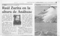 Raúl Zurita en la altura de Anáhuac  [artículo].