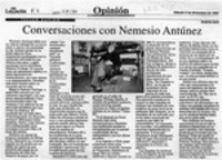 Conversaciones con Nemesio Antúnez  [artículo] Martín Ruiz.
