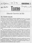 El Ñato Eloy  [artículo] Eduardo Guerrero.