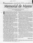 Memorial de Manns  [artículo] Virginia Vidal.