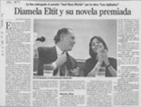 Diamela Eltit y su novela premiada