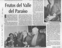 Frutos del valle del paraíso  [artículo] Antonio J. Salgado.