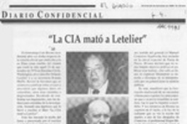 La CIA mató a Letelier  [artículo].
