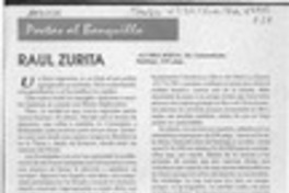 Raúl Zurita  [artículo] María Luz Moraga Espinosa.
