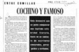 Cochino y famoso  [artículo] José Rodríguez Elizondo.