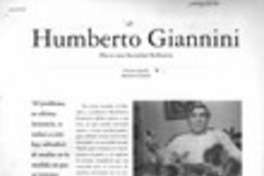 Humberto Giannini  [artículo] Ernesto Aguila Z. [y] Manuel Guzmán.