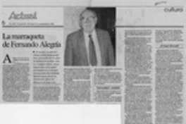 La Marraqueta de Fernando Alegría  [artículo].