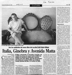 Italia, Ginebra y Avenida Matta  [artículo] Alejandra Rivera.