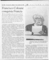 Francisco Coloane conquista Francia  [artículo].