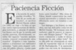 Paciencia ficción  [artículo] Víctor Rojas Farías.