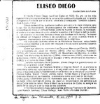 Eliseo Diego  [artículo] Darío de la Fuente.