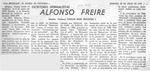Alfonso Freire  [artículo] Carlos René Ibacache I.