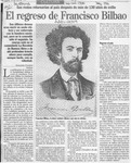 El regreso de Francisco Bilbao  [artículo] Alejandra Gajardo.