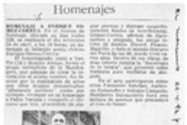 Homenaje a Enrique Gómez Correa  [artículo].