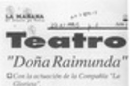 "Doña Raimunda"  [artículo].