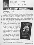 Saga nórdica y otros poemas  [artículo] Mario Rodríguez O.