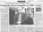 Personajes de la Compañia en Chile  [artículo] Alejandra Gajardo.