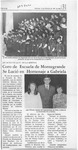 Coro de escuela de Montegrande se lució en homenaje a Gabriela  [artículo].