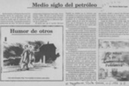 Medio siglo del petróleo  [artículo] Marino Muñoz Lagos.
