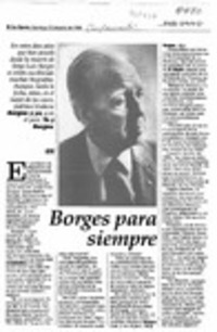 Borges para siempre  [artículo].