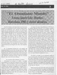 "El Abundante mundo"  [artículo].