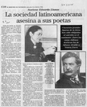 La sociedad latinoamericana asesina a sus poetas