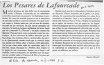 Los pesares de Lafourcade  [artículo] Ramiro Moya S.